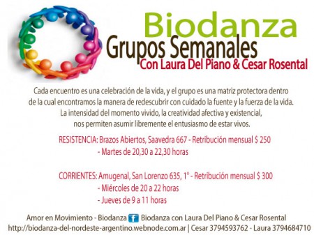 Clases semanales en Ctes y Rcia - 2013