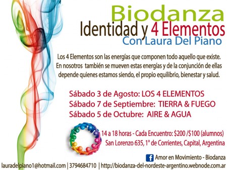 Talleres de 4 Elementos - Ag, Sept y Oct 2013 